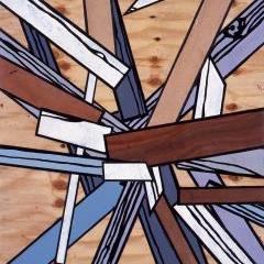 Offcut Inlay no. 33 by Richard Woods, Flaura & Fauna Milton Keynes Gallery